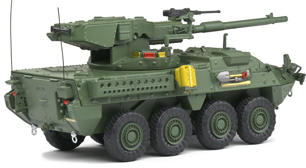 Available to Order – M1128 MGS Stryker Green Camo 1:48 Solido Model (SOL 4800203)