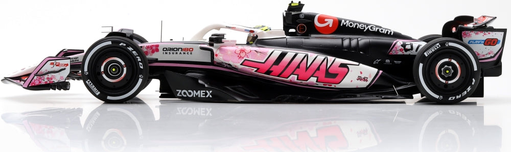 Haas VF-25 #87 MoneyGram F1 Team Japanese GP 2025 Oliver Bearman 1:18 Spark Model (view 4)