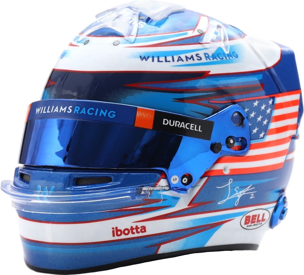 Logan Sargeant Williams Racing 2023 Helmet 1:5 Spark Model (view 3)