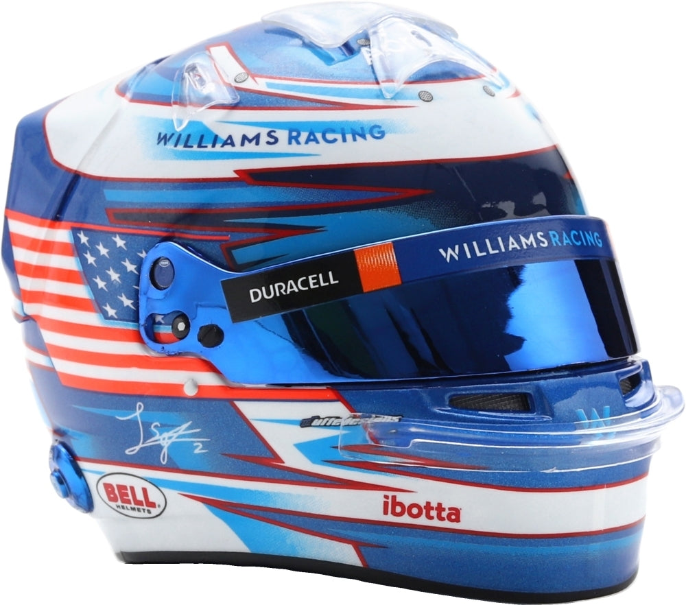Logan Sargeant Williams Racing 2023 Helmet 1:5 Spark Model (view 4)