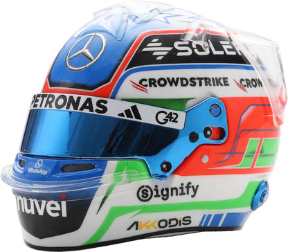 Available To Order – Mercedes AMG Petronas F1 Team Kimi Antonelli 2025 Helmet 1:5 Spark Model (SPA 5HF186)