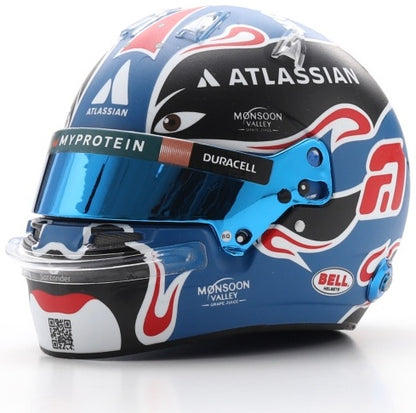 Available To Order – Williams Racing Alexander Albon Chinese GP 2025 Helmet 1:5 Spark Model (SPA 5HF201)