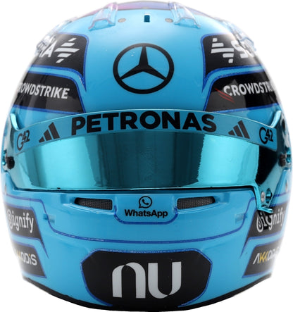 Mercedes AMG Petronas F1 Team George Russell Helmet 2026 1:5 Spark Model (view 2)