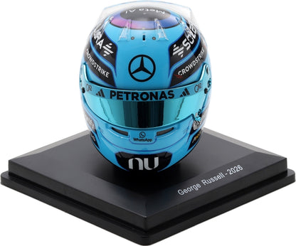 Mercedes AMG Petronas F1 Team George Russell Helmet 2026 1:5 Spark Model (view 3)