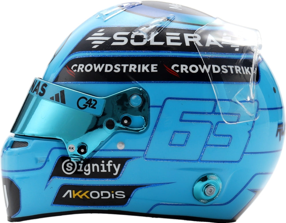 Mercedes AMG Petronas F1 Team George Russell Helmet 2026 1:5 Spark Model (view 5)