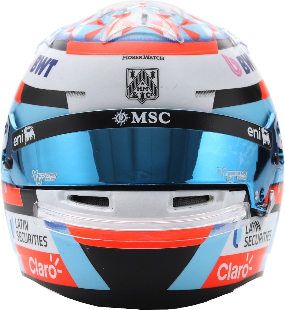 BWT Alpine F1 Team Franco Colapinto Helmet 2026 1:5 Spark Model (view 4)