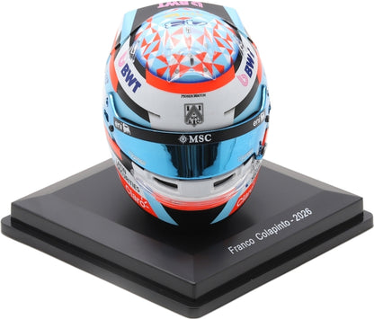 BWT Alpine F1 Team Franco Colapinto Helmet 2026 1:5 Spark Model (view 5)