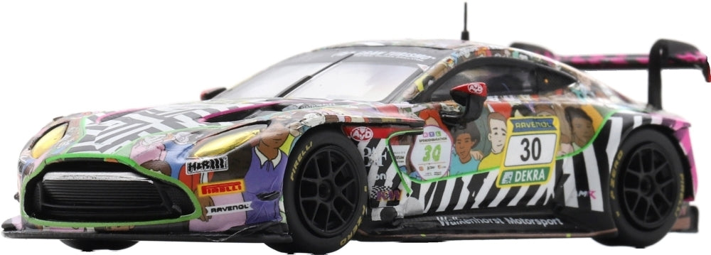 Aston Martin Vantage GT3 Charity Car 'Stiftung RTL Wir helfen Kindern e.V. 1:64 Spark Model (view 3)