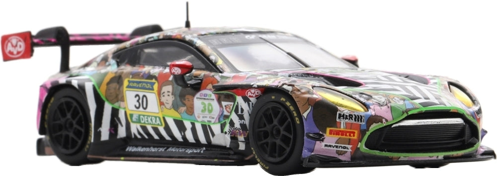 Aston Martin Vantage GT3 Charity Car 'Stiftung RTL Wir helfen Kindern e.V. 1:64 Spark Model (view 5)