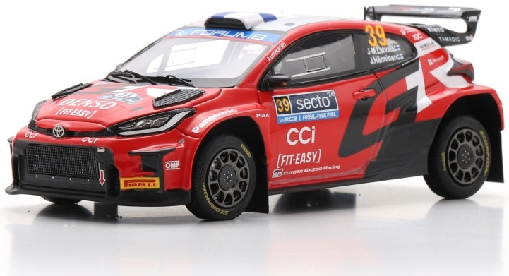 Available To Order – Toyota GR Yaris Rally1 Hybrid #39 Gazoo WRT 6th Rally Finland 2024 2nd WRC2 Lat/Ha 1:43 Spark Model (SPA S6879)
