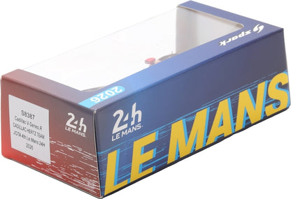 Cadillac V-Series.R #12 Hertz Team Jota 4th Le Mans 24H 2026 Lynn/Stevens/Nato 1:43 Spark Model (view 2)