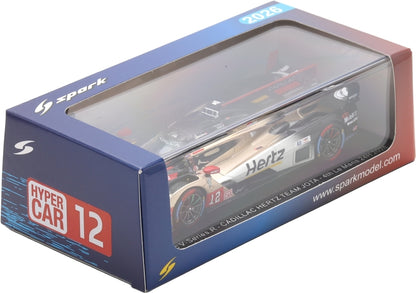 Cadillac V-Series.R #12 Hertz Team Jota 4th Le Mans 24H 2026 Lynn/Stevens/Nato 1:43 Spark Model (view 4)