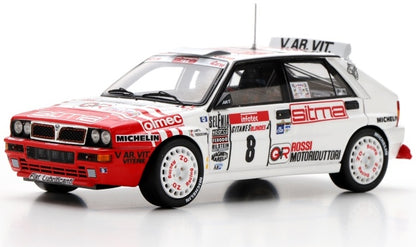 Available To Order – Lancia Delta HF Integrale EVO #8 8th Tour de Corse Rally de France 1992 Liatti/Tedes 1:43 Spark Model (SPA S9020)