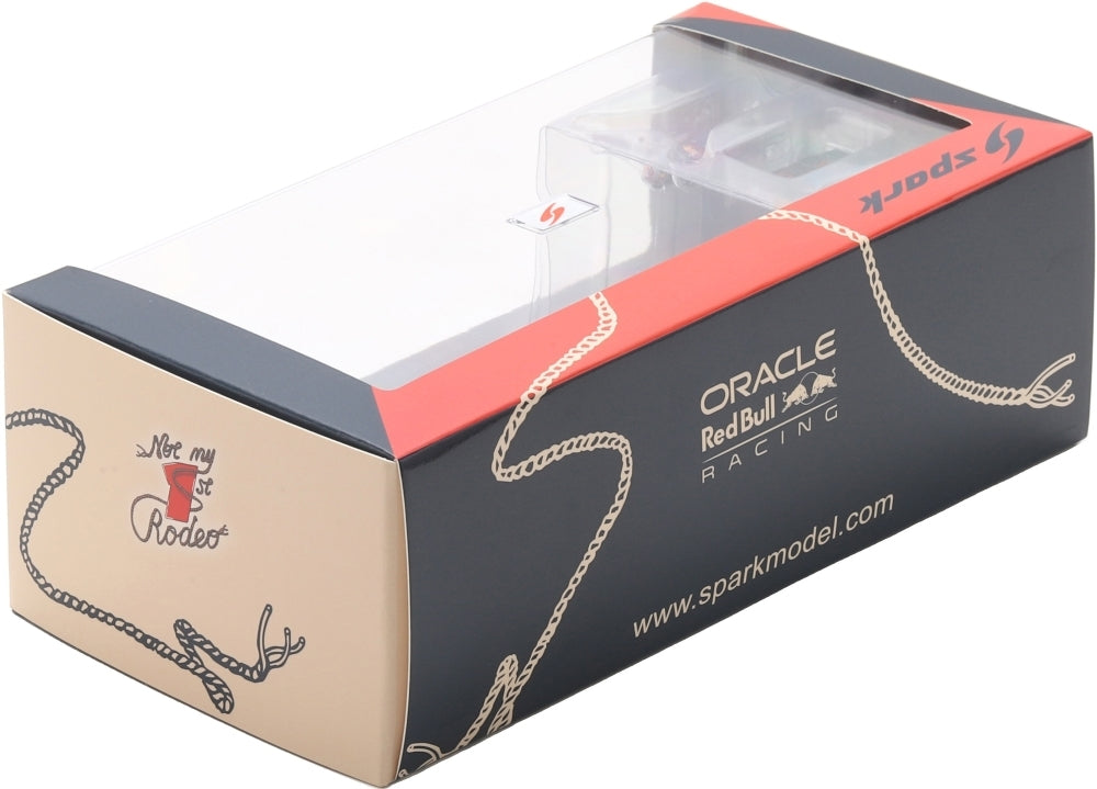 Red Bull Racing RB21 #1 Oracle Racing 1st US GP 2025 Verstappen w/Pit Boards 1:43 Spark Model (view 6)