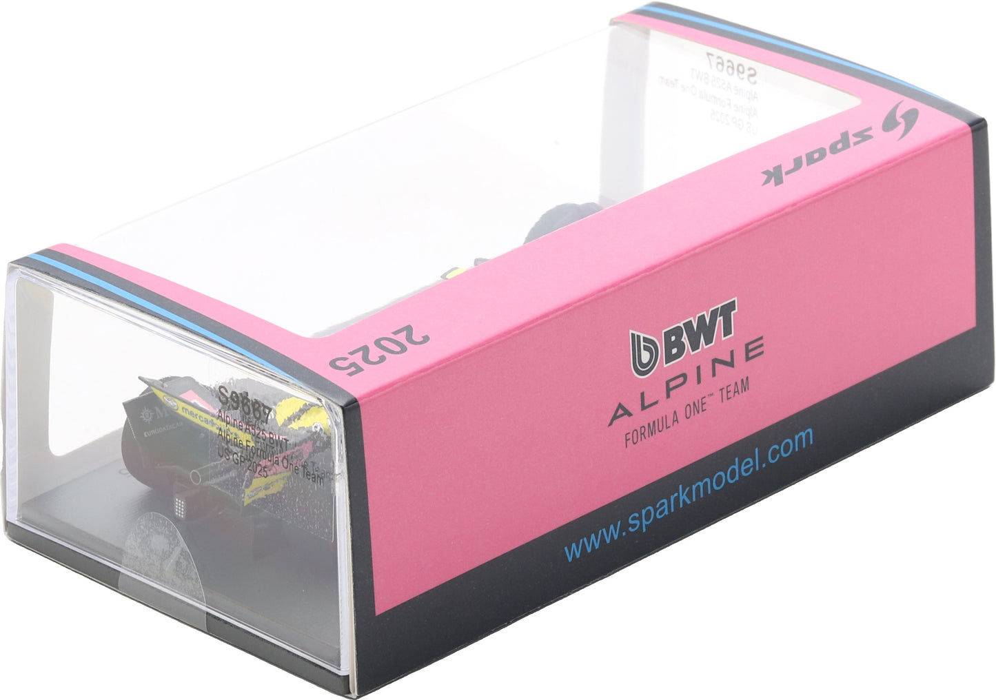 Available To Order – Alpine A525 #43 BWT Alpine F1 US GP 2025 Franco Colapinto 1:43 Spark Model (SPA S9667)