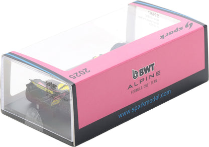 Available To Order – Alpine A525 #43 BWT Alpine F1 US GP 2025 Franco Colapinto 1:43 Spark Model (SPA S9667)