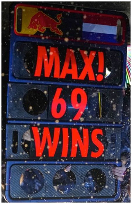 Available To Order – Oracle Red Bull Racing RB21 #1 Winner Las Vegas GP 2025 Max Verstappen w/Pit Board 1:43 Spark Model (SPA S9669)