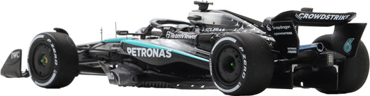 Mercedes AMG Petronas F1 W16e #63 2nd Las Vegas GP 2025 George Russell 150th GP's 1:43 Spark Model (view 2)