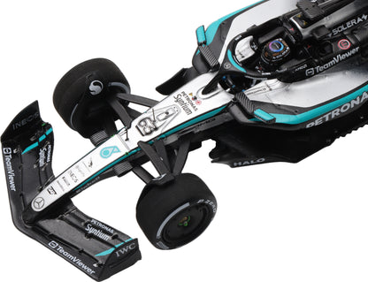 Mercedes AMG Petronas F1 W16e #63 2nd Las Vegas GP 2025 George Russell 150th GP's 1:43 Spark Model (view 3)