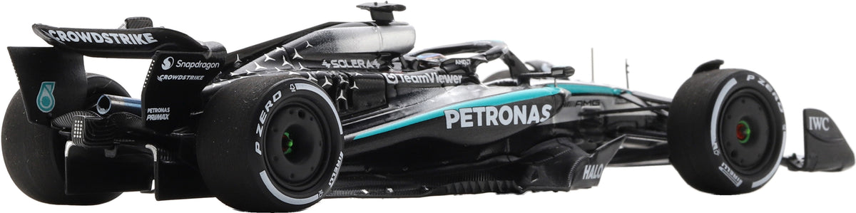 Mercedes AMG Petronas F1 W16e #63 2nd Las Vegas GP 2025 George Russell 150th GP's 1:43 Spark Model (view 5)