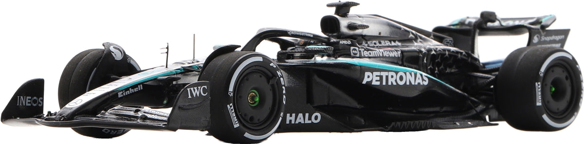 Mercedes AMG Petronas F1 W16e #63 2nd Las Vegas GP 2025 George Russell 150th GP's 1:43 Spark Model (view 6)