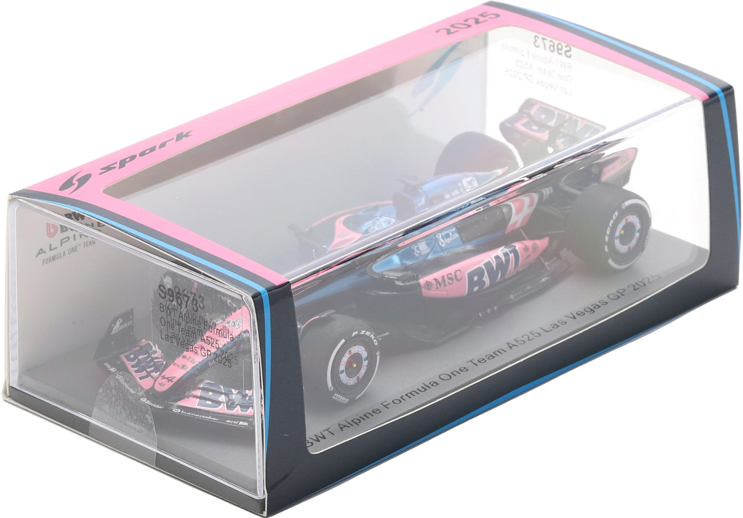 Available To Order – BWT Alpine F1 Team A525 #10 Las Vegas GP 2025 Pierre Gasly w/Pit Board 1:43 Spark Model (SPA S9673)