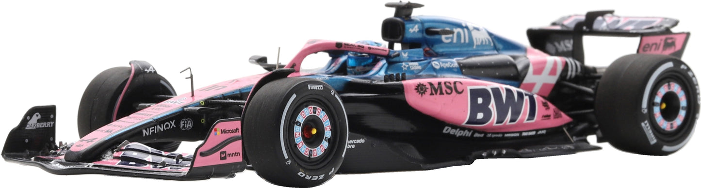 Available To Order – BWT Alpine F1 Team A525 #10 Las Vegas GP 2025 Pierre Gasly w/Pit Board 1:43 Spark Model (SPA S9673)