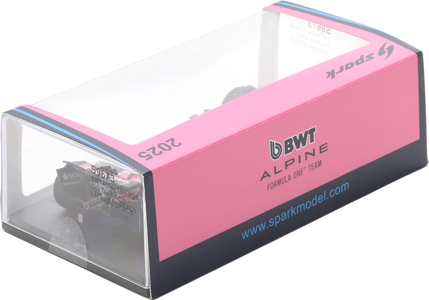 Available To Order – BWT Alpine F1 Team A525 #10 Las Vegas GP 2025 Pierre Gasly w/Pit Board 1:43 Spark Model (SPA S9673)