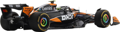 Available To Order – McLaren MCL39 #4 Winner Brazilian GP 2025 Lando Norris w/Number Board 1:43 Spark Model (SPA S9675)