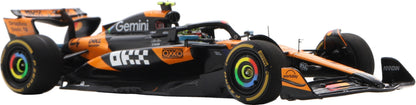 Available To Order – McLaren MCL39 #4 Winner Brazilian GP 2025 Lando Norris w/Number Board 1:43 Spark Model (SPA S9675)