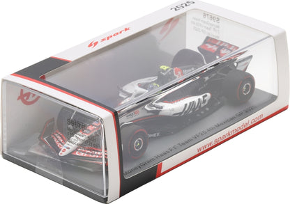 MoneyGram Haas F1 VF25 #87 4th Mexican GP 2025 Oliver Bearman w/Pit Board 1:43 Spark Model (view 4)