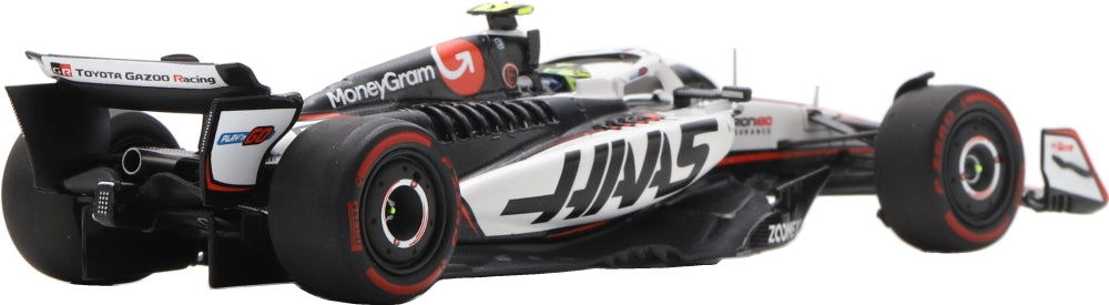 MoneyGram Haas F1 VF25 #87 4th Mexican GP 2025 Oliver Bearman w/Pit Board 1:43 Spark Model (view 5)