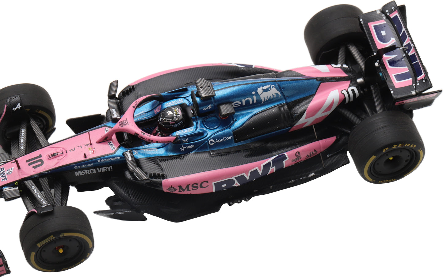 Available To Order – Alpine A525 #10 BWT F1 Team Abu Dhabi GP 2025 Pierre Gasly 1:43 Spark Model (SPA S9682)