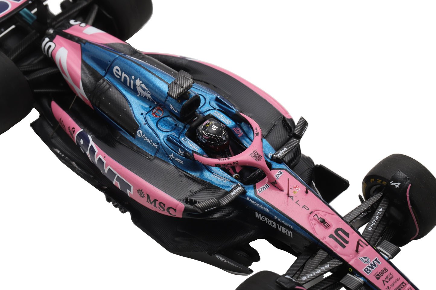 Available To Order – Alpine A525 #10 BWT F1 Team Abu Dhabi GP 2025 Pierre Gasly 1:43 Spark Model (SPA S9682)