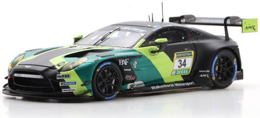 Available To Order – Aston Martin Vantage AMR GT3 EVO #34 Walkenhorst 24H Nurburgring 2025 Krognes 1:43 Spark Model (SPA SG1010)