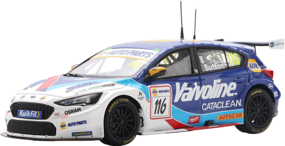 NAPA Racing UK #116 Ford Focus BTCC 2025 Silverstone Ashley Sutton Limited 500pcs 1:43 Spark Model (view 5)