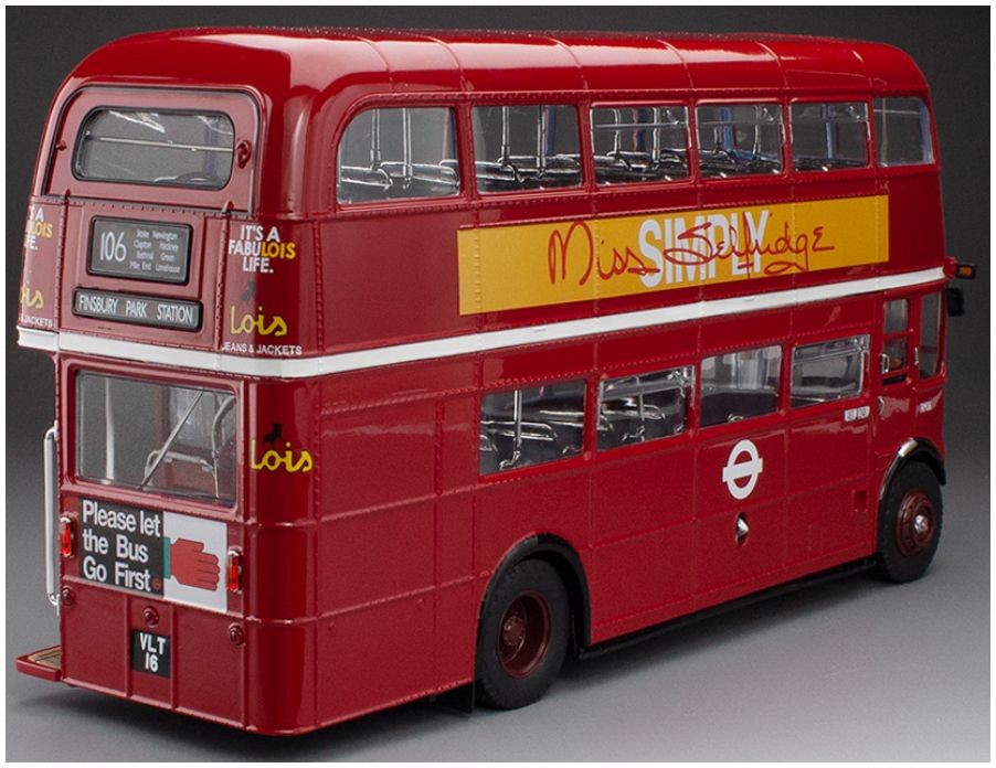 Available To Order – Routemaster Bus RM16 VLT 16 Red (Limited Edition 800pcs) 1:24 SunStar Model (SUN H2944)
