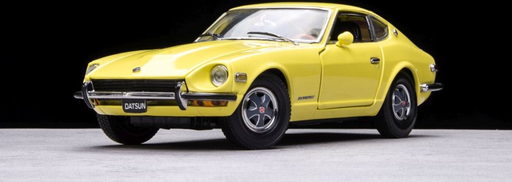 Available To Order – Datsun 240Z Yellow 1972 1:18 (SUN H3512)
