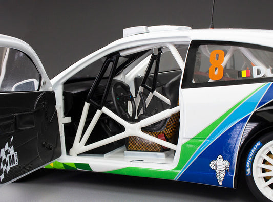 Available To Order – Ford Focus RS WRC '04-#8 F.Duval/S.Prevot 2nd Rally Deutschland 2004 (999pcs) 1:18 (SUN H3881)