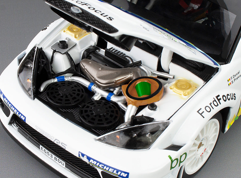 Available To Order – Ford Focus RS WRC '04-#8 F.Duval/S.Prevot 2nd Rally Deutschland 2004 (999pcs) 1:18 (SUN H3881)
