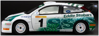 Available To Order – Ford Focus RS WRC '03 #1 Colin McRae Pirelli Int Rally 2005 (Limited 1999pcs) 1:18 (SUN H3912)