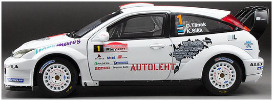 Available To Order – Ford Focus RS WRC '03 #1 O.Tanak/K.Sikk 1st Saaremaa Rally 2011 (Limited 1999pcs) 1:18 (SUN H3913)