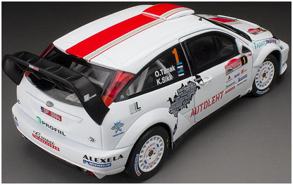 Available To Order – Ford Focus RS WRC '03 #1 O.Tanak/K.Sikk 1st Saaremaa Rally 2011 (Limited 1999pcs) 1:18 (SUN H3913)