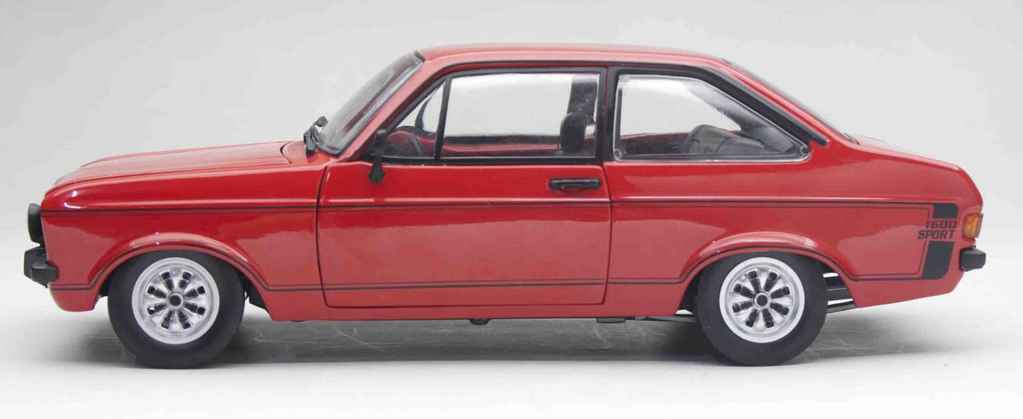 Available To Order – Ford Escort MKII Sport Red 1975 1:18 (SUN H4618)