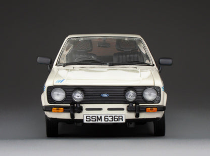 Available To Order – Ford Escort Harrier White (ERX 586V) (RHD) 1980 1:18 (SUN H4636R)