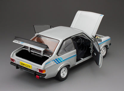 Available To Order – Ford Escort Harrier Stratos Silver (EUK 878V) (RHD) 1980 1:18 (SUN H4637R)