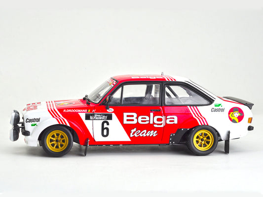 Available To Order – Ford Escort RS1800 #6 1982 Haspengouw Rally R.Droogmans/R. Joosten Limited 480pc 1:18 (SUN H4855)