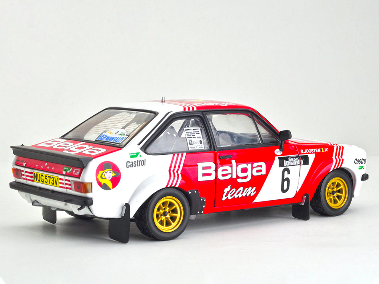 Available To Order – Ford Escort RS1800 #6 1982 Haspengouw Rally R.Droogmans/R. Joosten Limited 480pc 1:18 (SUN H4855)