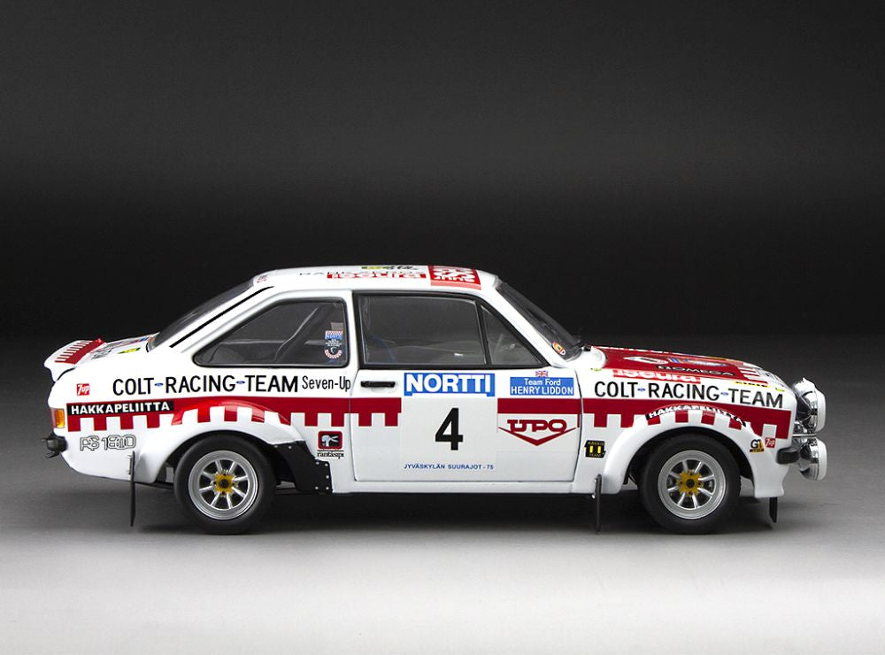 Available To Order – Ford Escort RS1800 #4 T.Makinen/H.Liddon 3rd 1975 1000 Lakes Rally (Limited 996pcs) 1:18 (SUN H4856)