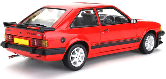Available To Order – Ford Escort RS1600i 1984 Sunburst Red RHD 1:18 (SUN H4996R)